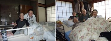 お年寄りに対して